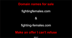Desktop Screenshot of fightingfemales.com